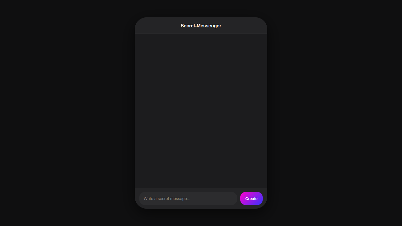 Secret Message App